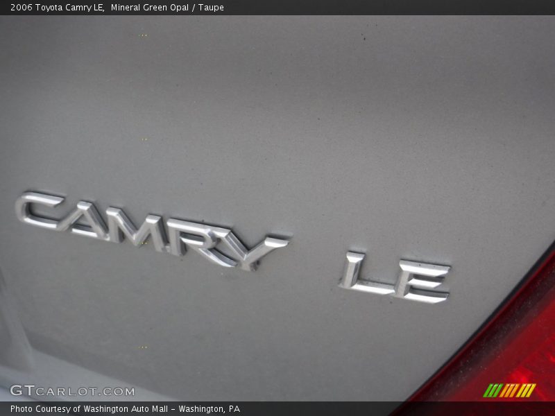 Mineral Green Opal / Taupe 2006 Toyota Camry LE