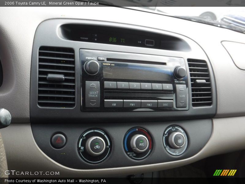 Mineral Green Opal / Taupe 2006 Toyota Camry LE