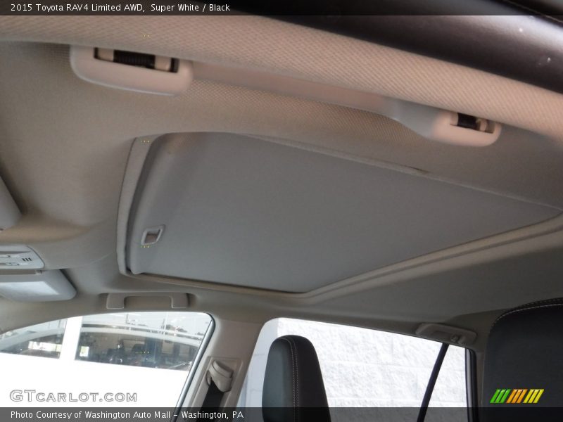 Super White / Black 2015 Toyota RAV4 Limited AWD