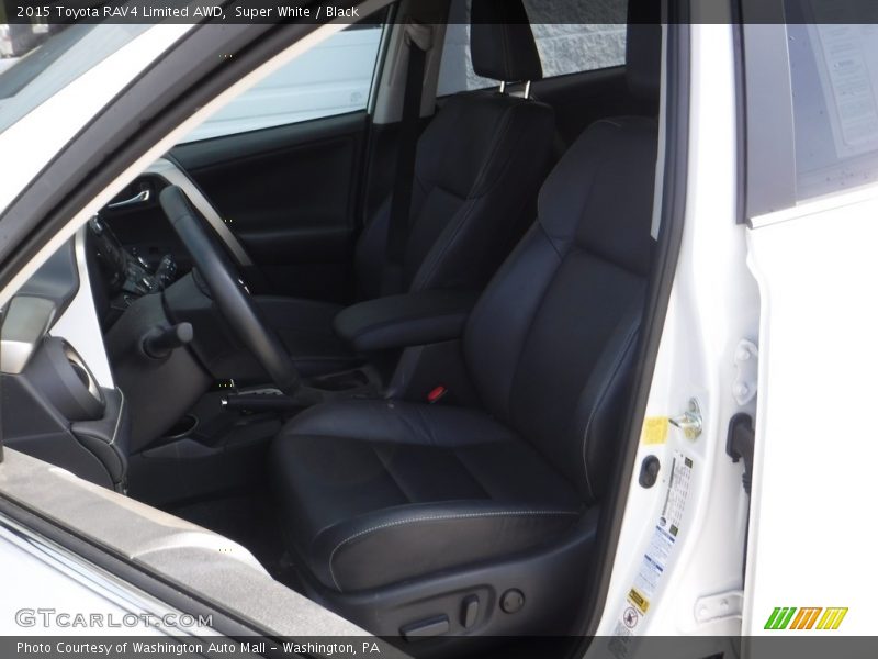 Super White / Black 2015 Toyota RAV4 Limited AWD