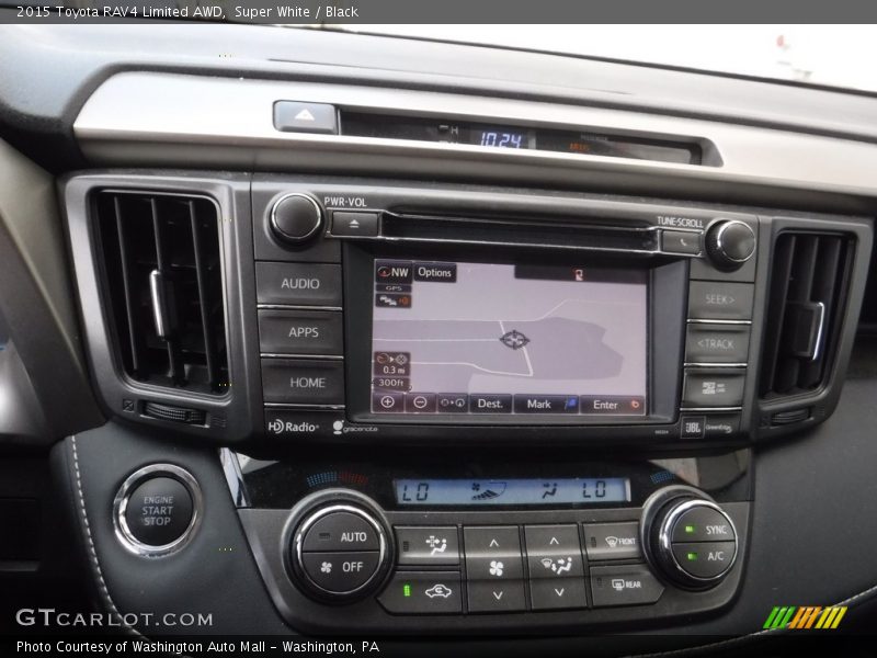 Super White / Black 2015 Toyota RAV4 Limited AWD