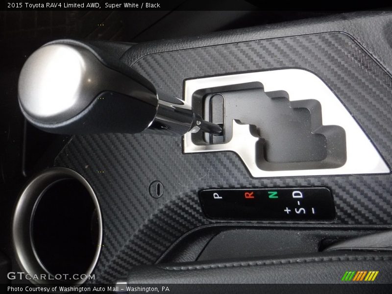 Super White / Black 2015 Toyota RAV4 Limited AWD