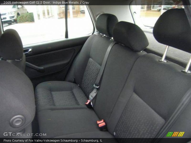 Indigo Blue Metallic / Gray 2005 Volkswagen Golf GL 2 Door