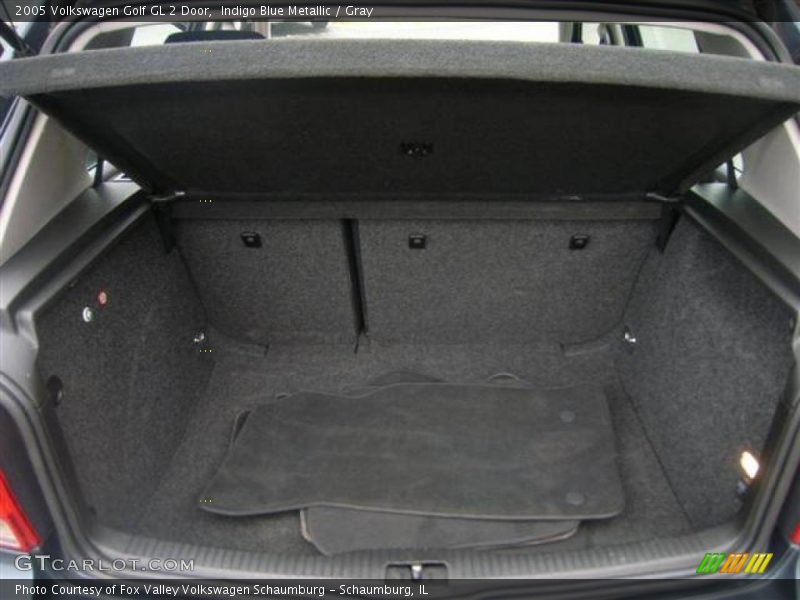 Indigo Blue Metallic / Gray 2005 Volkswagen Golf GL 2 Door