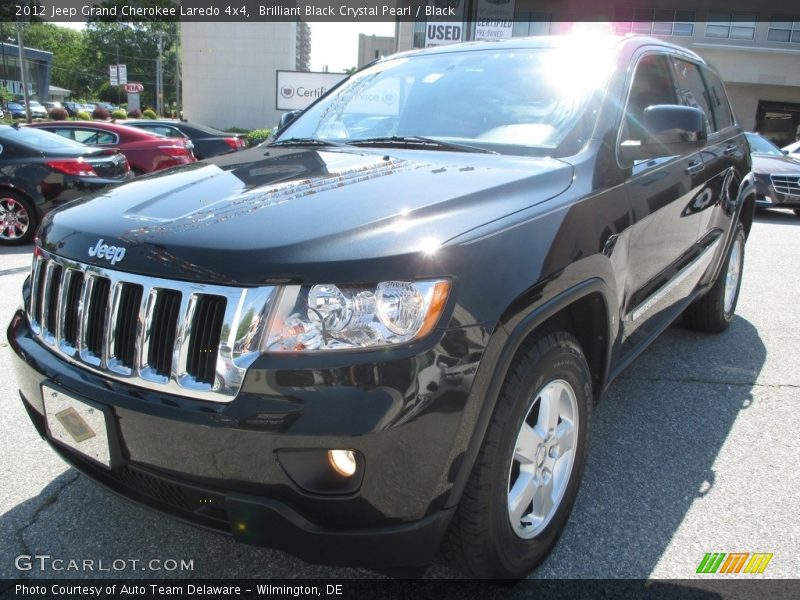 Brilliant Black Crystal Pearl / Black 2012 Jeep Grand Cherokee Laredo 4x4