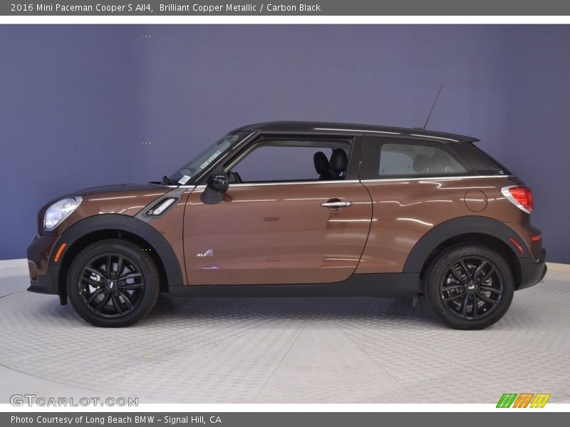 Brilliant Copper Metallic / Carbon Black 2016 Mini Paceman Cooper S All4