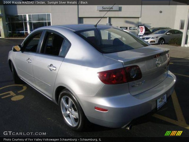 Sunlight Silver Metallic / Black 2006 Mazda MAZDA3 i Sedan