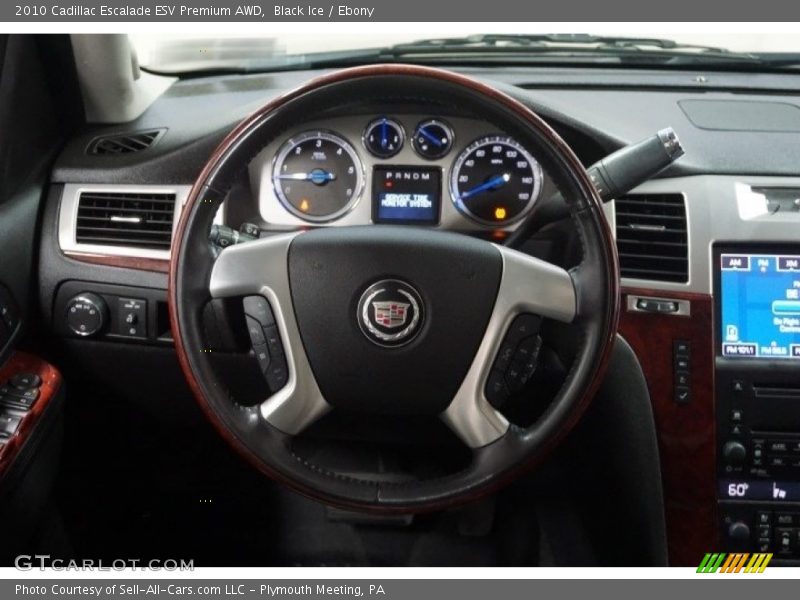 Black Ice / Ebony 2010 Cadillac Escalade ESV Premium AWD