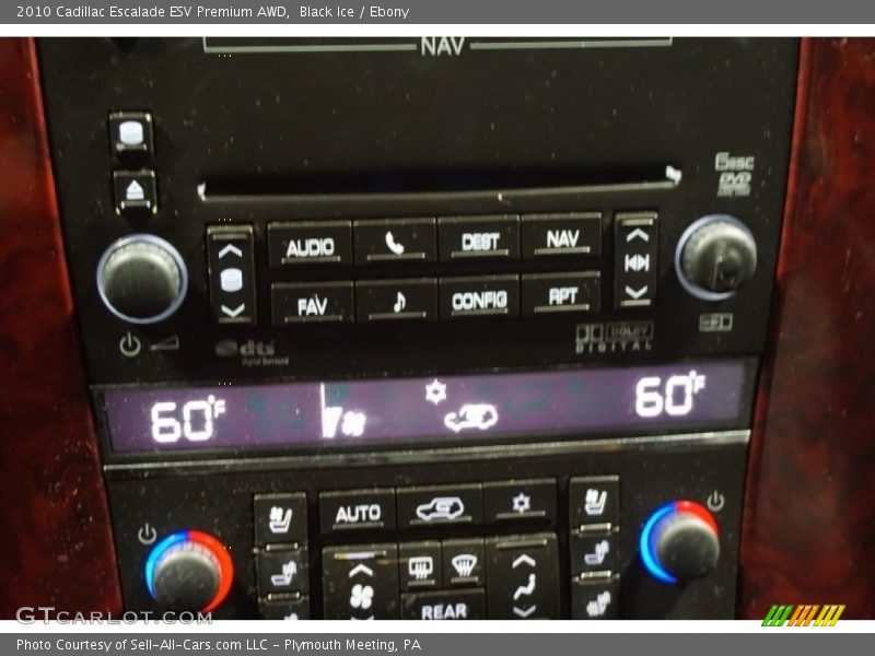 Black Ice / Ebony 2010 Cadillac Escalade ESV Premium AWD