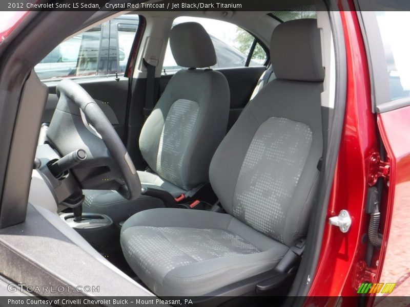 Crystal Red Tintcoat / Jet Black/Dark Titanium 2012 Chevrolet Sonic LS Sedan