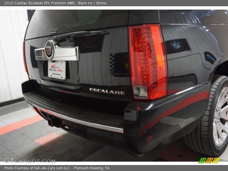 Black Ice / Ebony 2010 Cadillac Escalade ESV Premium AWD