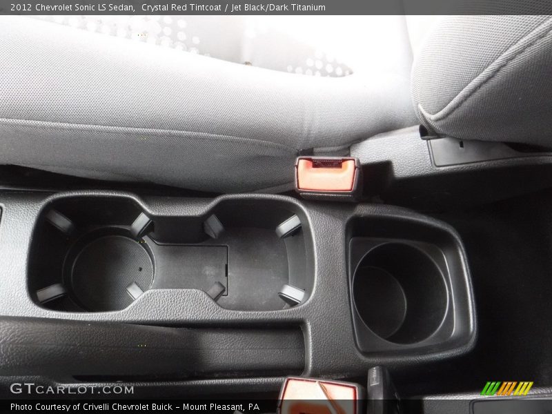 Crystal Red Tintcoat / Jet Black/Dark Titanium 2012 Chevrolet Sonic LS Sedan
