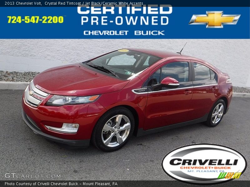 Crystal Red Tintcoat / Jet Black/Ceramic White Accents 2013 Chevrolet Volt