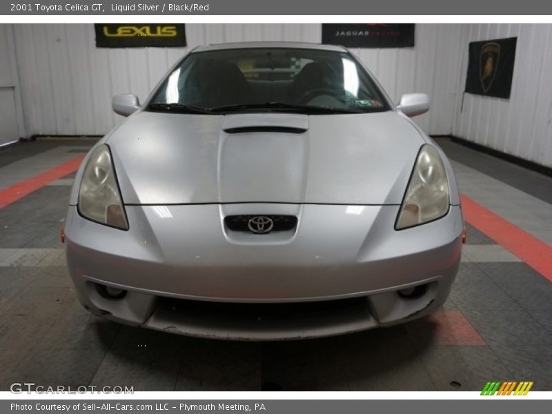 Liquid Silver / Black/Red 2001 Toyota Celica GT