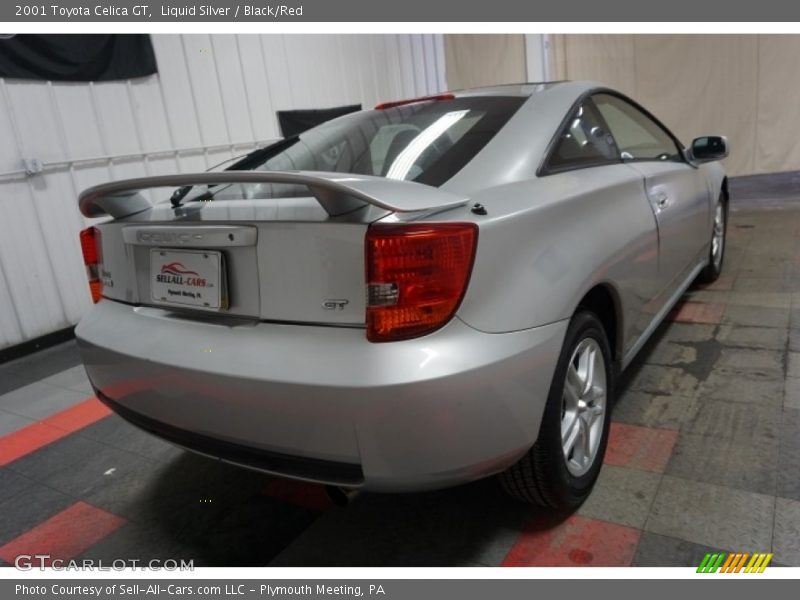 Liquid Silver / Black/Red 2001 Toyota Celica GT