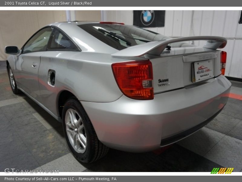 Liquid Silver / Black/Red 2001 Toyota Celica GT