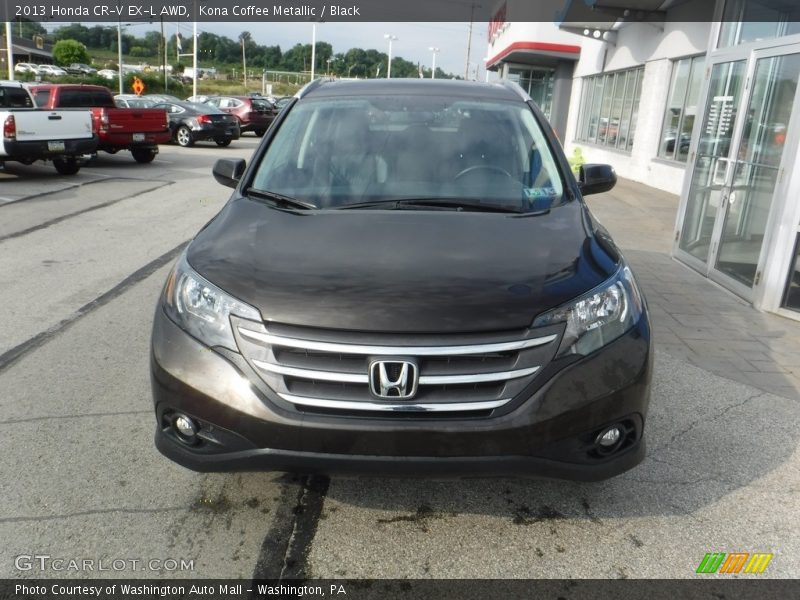Kona Coffee Metallic / Black 2013 Honda CR-V EX-L AWD