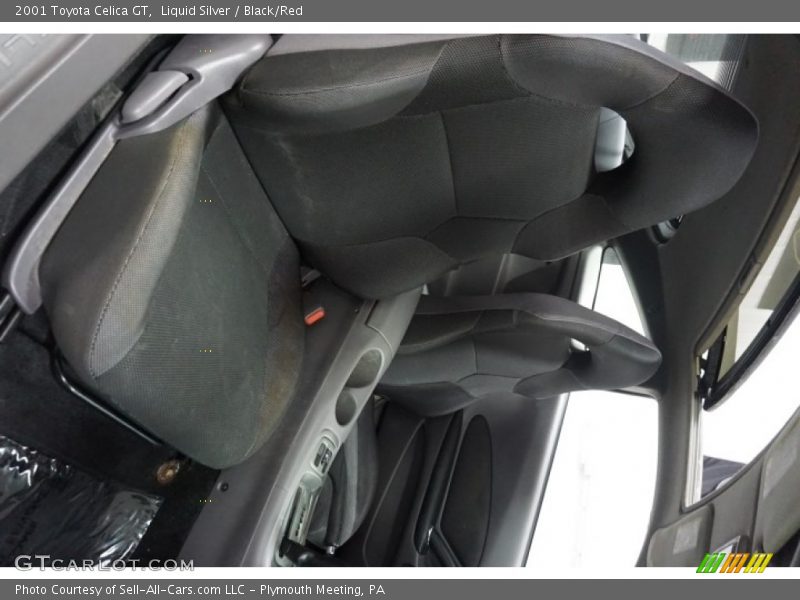 Liquid Silver / Black/Red 2001 Toyota Celica GT