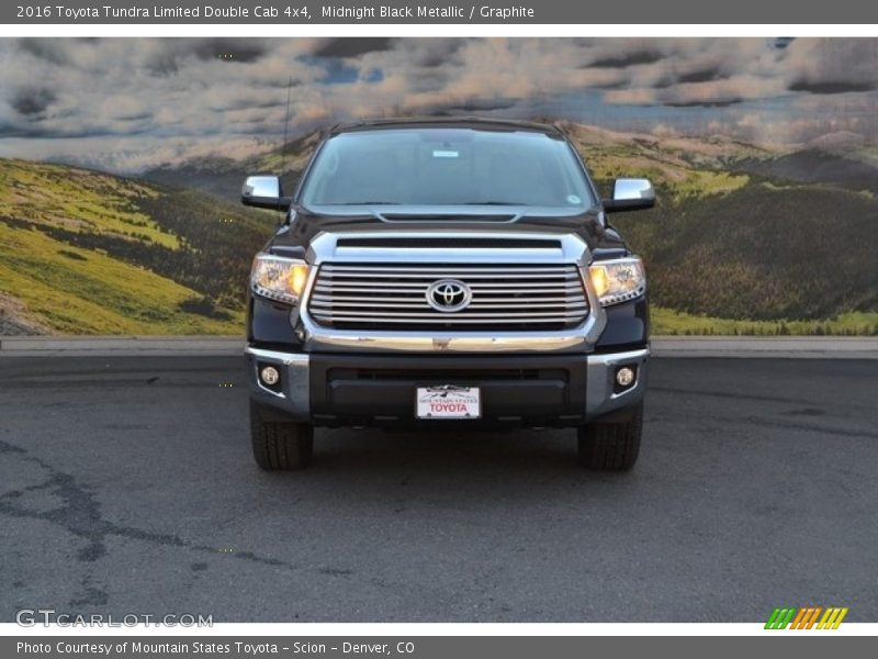 Midnight Black Metallic / Graphite 2016 Toyota Tundra Limited Double Cab 4x4