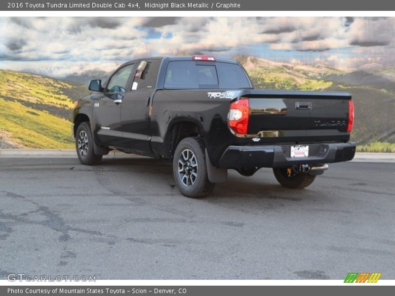 Midnight Black Metallic / Graphite 2016 Toyota Tundra Limited Double Cab 4x4