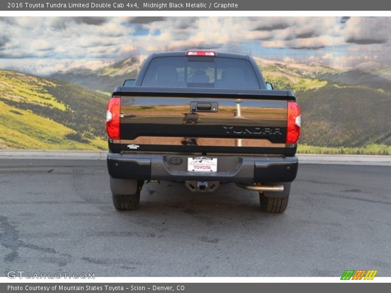 Midnight Black Metallic / Graphite 2016 Toyota Tundra Limited Double Cab 4x4