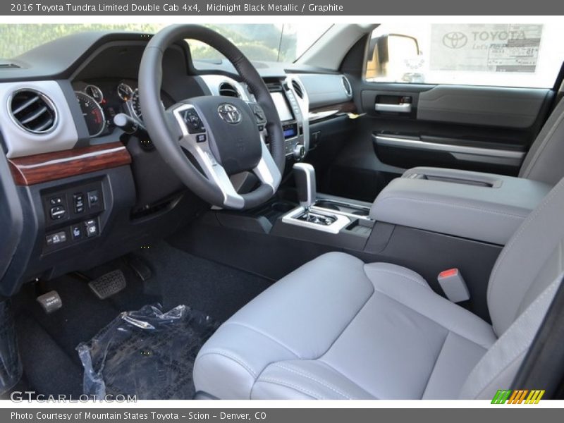  2016 Tundra Limited Double Cab 4x4 Graphite Interior