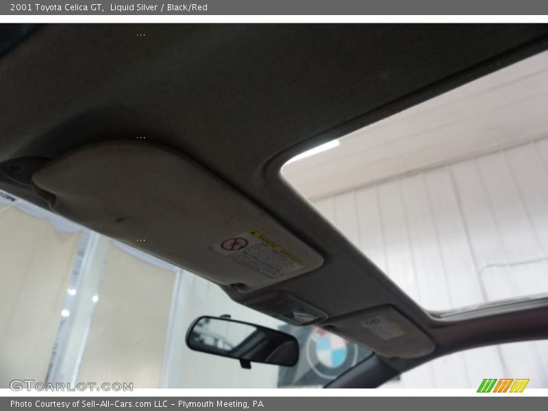 Liquid Silver / Black/Red 2001 Toyota Celica GT