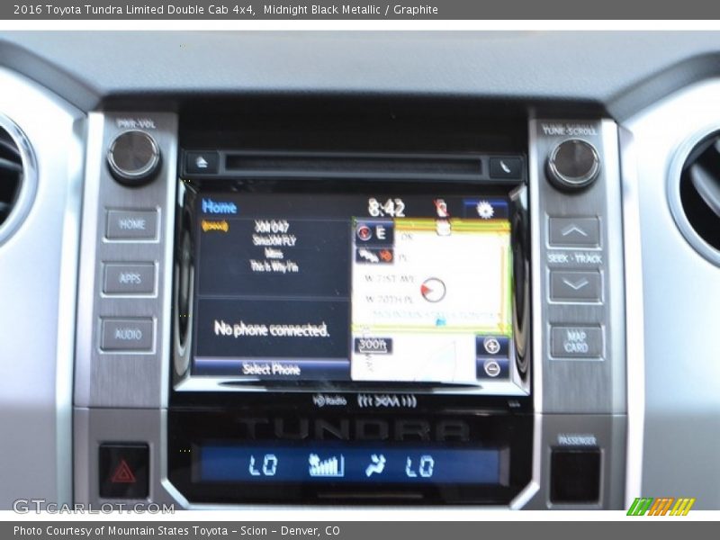 Midnight Black Metallic / Graphite 2016 Toyota Tundra Limited Double Cab 4x4