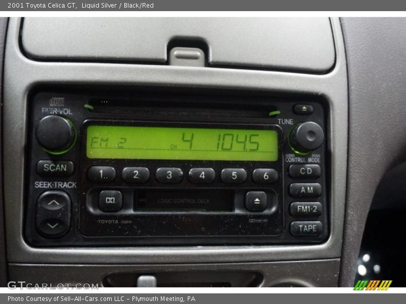 Liquid Silver / Black/Red 2001 Toyota Celica GT