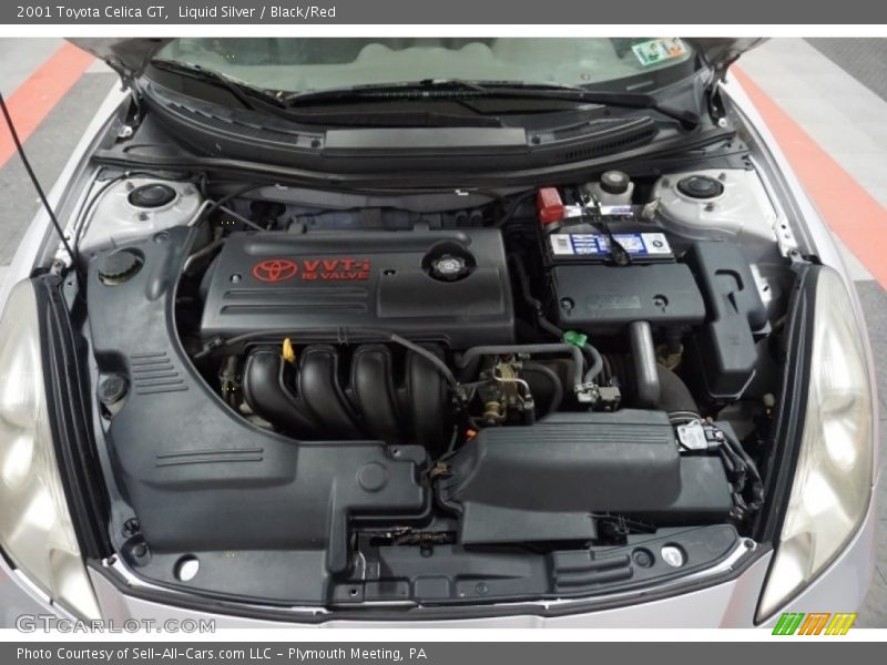 Liquid Silver / Black/Red 2001 Toyota Celica GT