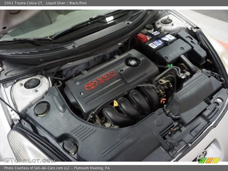 Liquid Silver / Black/Red 2001 Toyota Celica GT