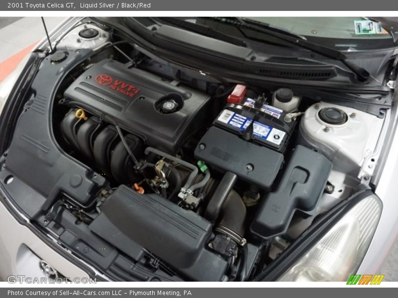 Liquid Silver / Black/Red 2001 Toyota Celica GT