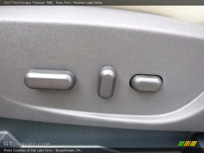 Ruby Red / Medium Light Stone 2017 Ford Escape Titanium 4WD