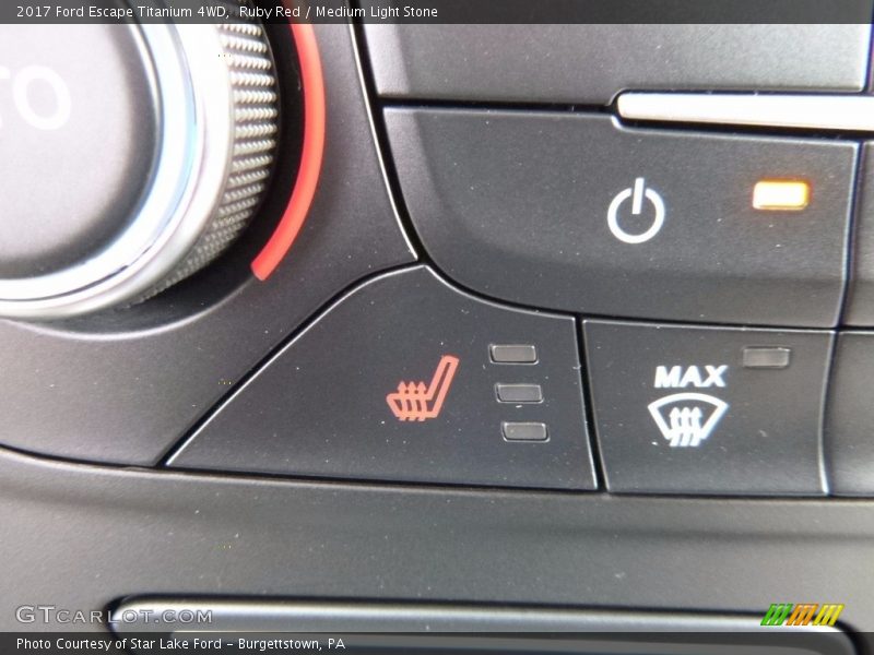 Ruby Red / Medium Light Stone 2017 Ford Escape Titanium 4WD