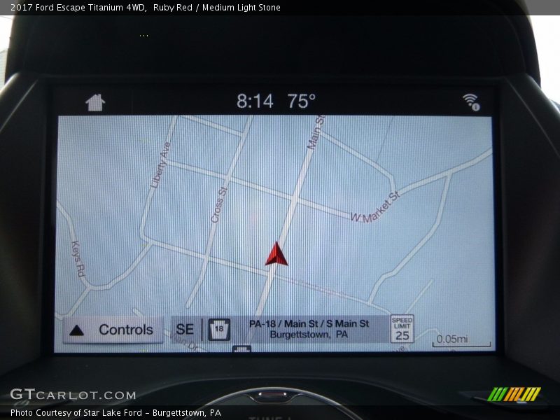 Ruby Red / Medium Light Stone 2017 Ford Escape Titanium 4WD