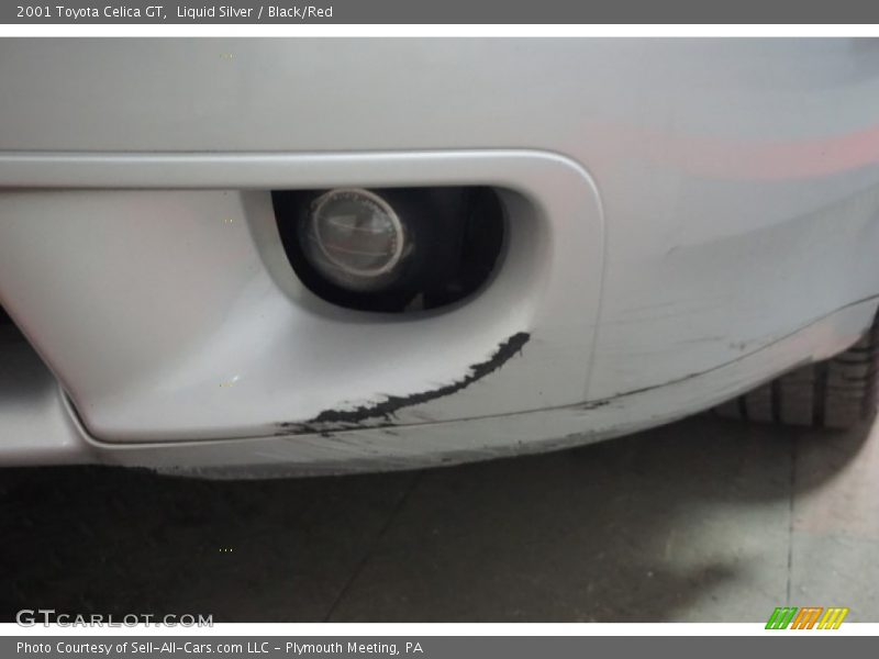 Liquid Silver / Black/Red 2001 Toyota Celica GT