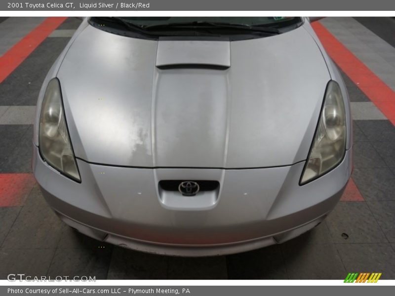Liquid Silver / Black/Red 2001 Toyota Celica GT