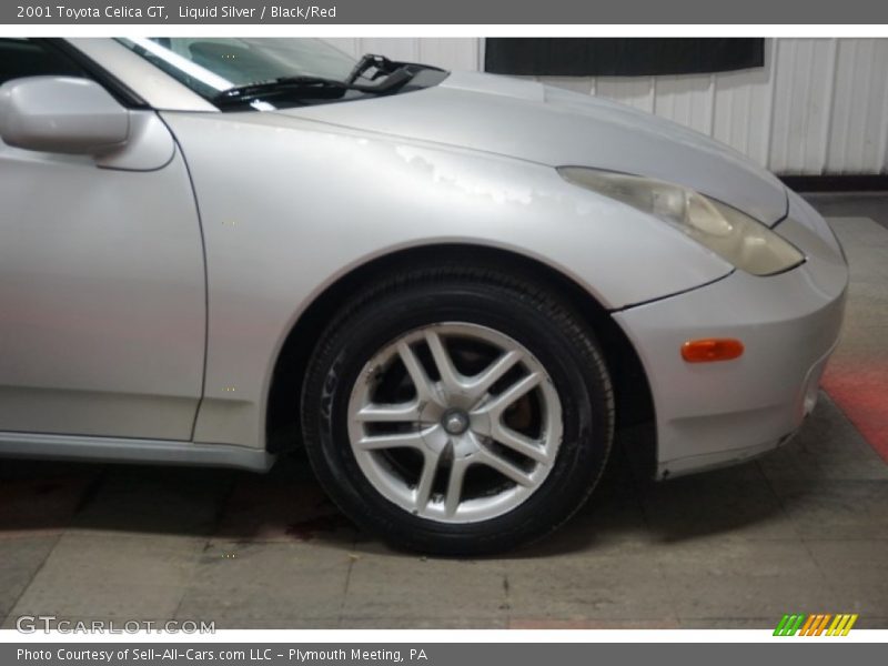Liquid Silver / Black/Red 2001 Toyota Celica GT