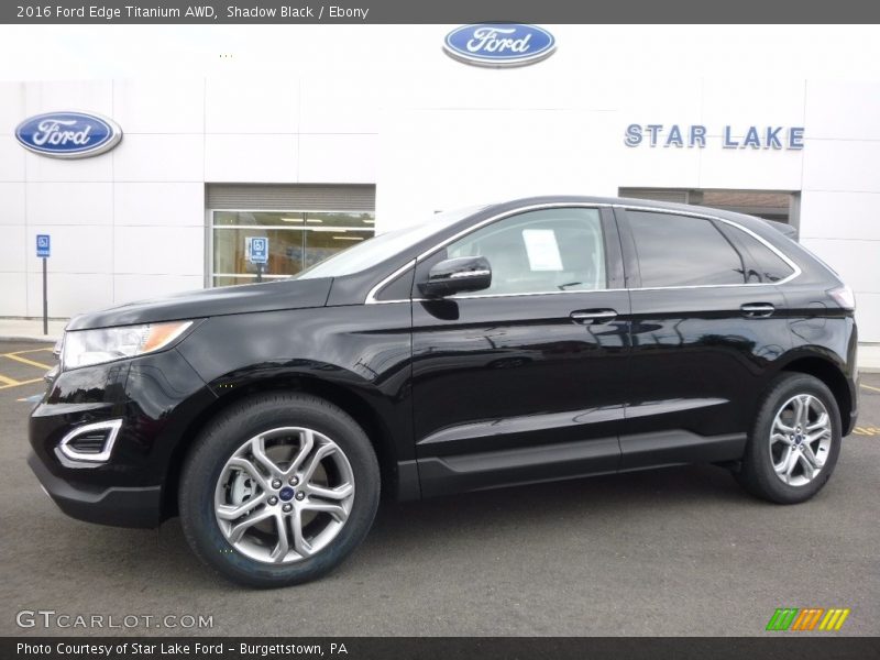 Shadow Black / Ebony 2016 Ford Edge Titanium AWD