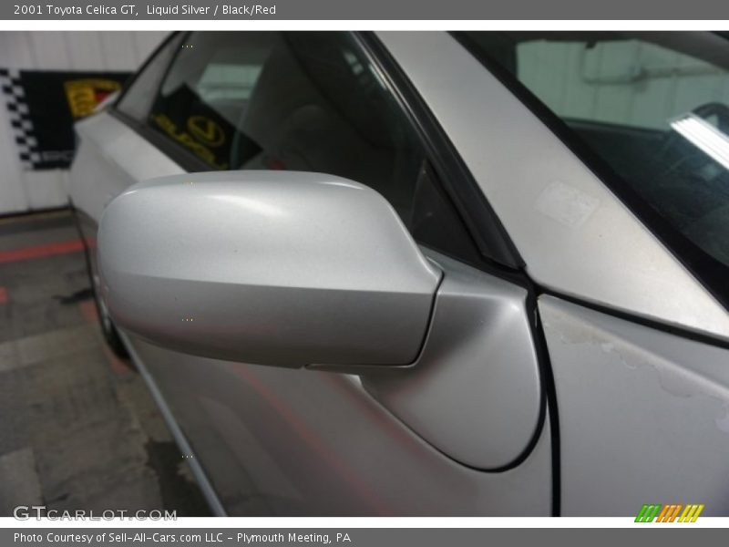 Liquid Silver / Black/Red 2001 Toyota Celica GT