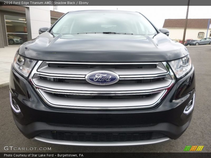 Shadow Black / Ebony 2016 Ford Edge Titanium AWD