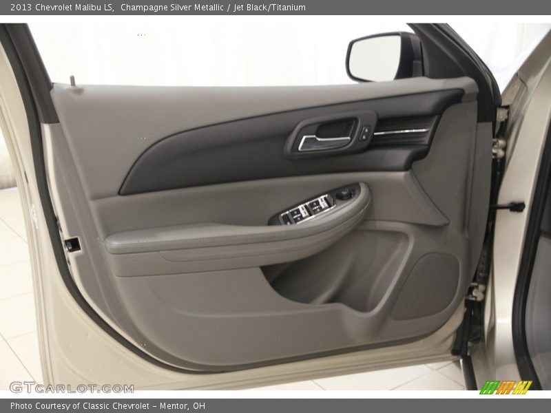 Champagne Silver Metallic / Jet Black/Titanium 2013 Chevrolet Malibu LS