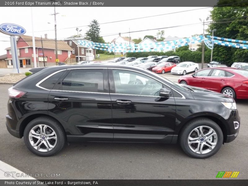 Shadow Black / Ebony 2016 Ford Edge Titanium AWD