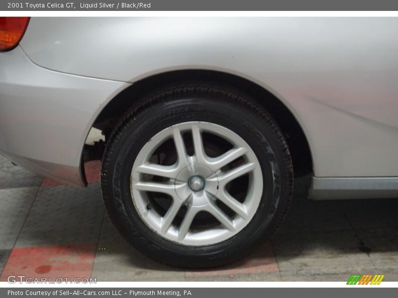 Liquid Silver / Black/Red 2001 Toyota Celica GT