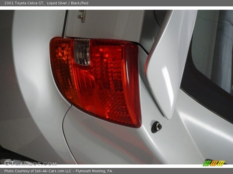 Liquid Silver / Black/Red 2001 Toyota Celica GT