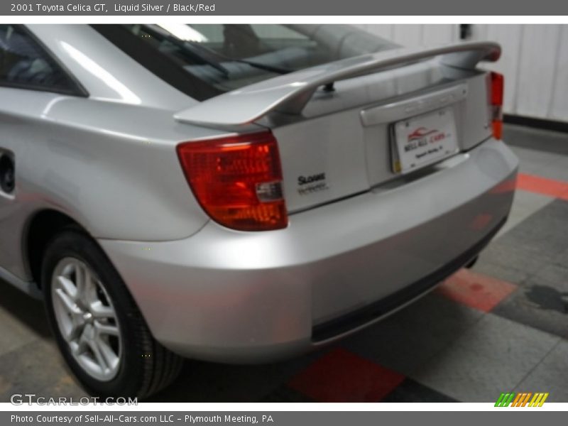Liquid Silver / Black/Red 2001 Toyota Celica GT