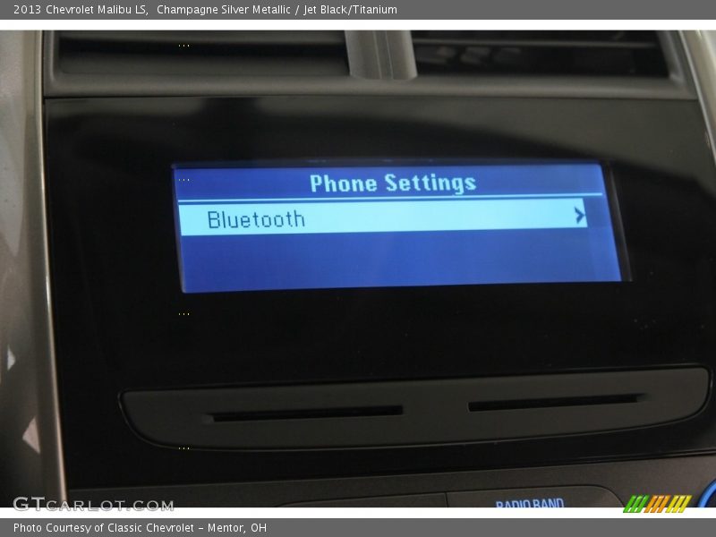 Champagne Silver Metallic / Jet Black/Titanium 2013 Chevrolet Malibu LS