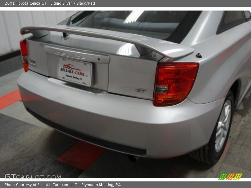 Liquid Silver / Black/Red 2001 Toyota Celica GT