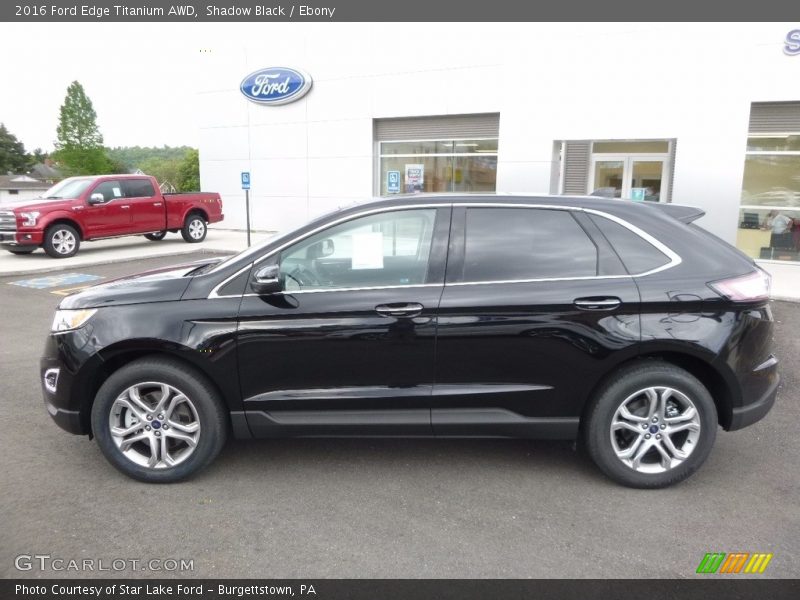 Shadow Black / Ebony 2016 Ford Edge Titanium AWD