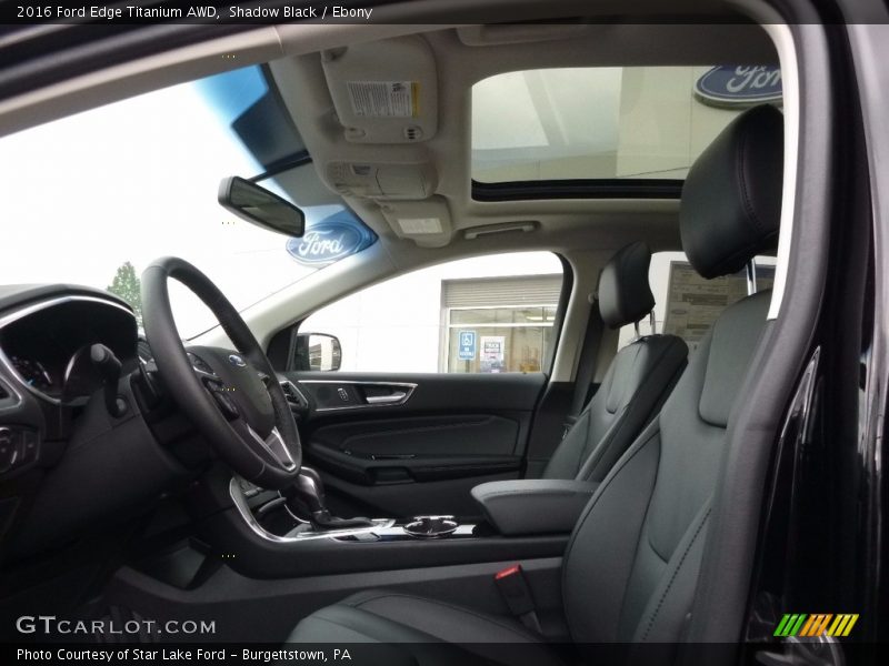 Shadow Black / Ebony 2016 Ford Edge Titanium AWD